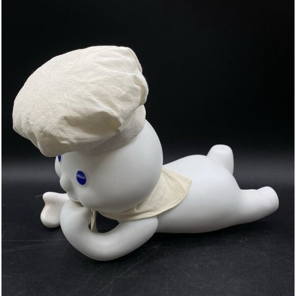 2000 Recipe Time Laying Down Pillsbury Doughboy Poppin' Fresh Danbury Mint - Picture 12 of 12